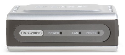 VoIP адаптер D-link DVG-2001S передняя панель